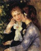 Pierre Renoir Confidences oil painting